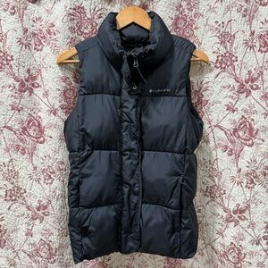 Columbia Sportswear Black Puffer Vest Size Small